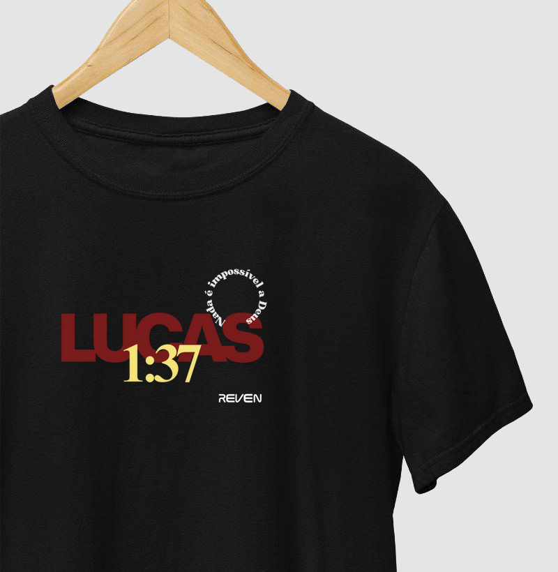 Camiseta Lucas 1:37