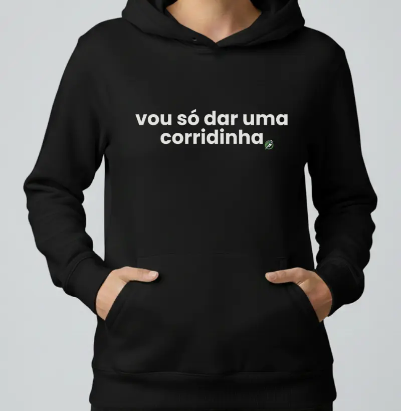 Hoodie Moletom Corrida - Vou Só Dar Uma Corridinha