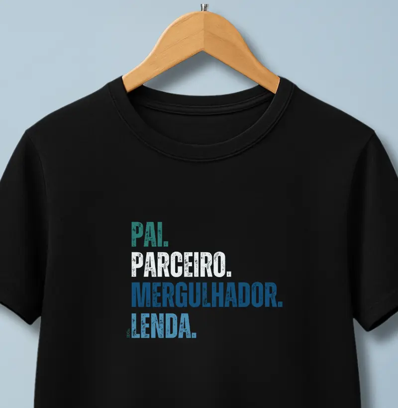 Pai Parceiro Mergulhador Lenda