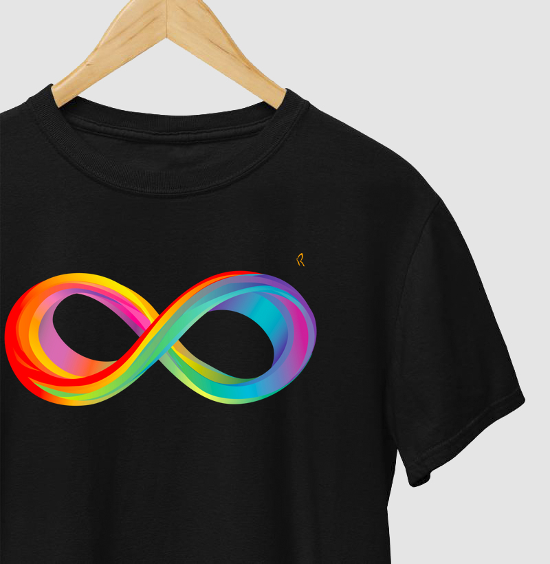 Camiseta Símbolo Infinito Colors
