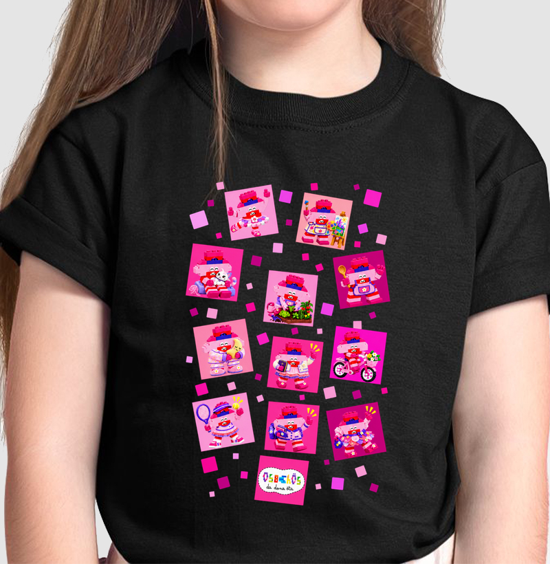 O dia a dia da Tica - Os Bichos da Dona ÖTA - Camiseta Infantil