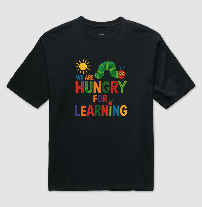 Camiseta Oversized | Hungry for Learning
