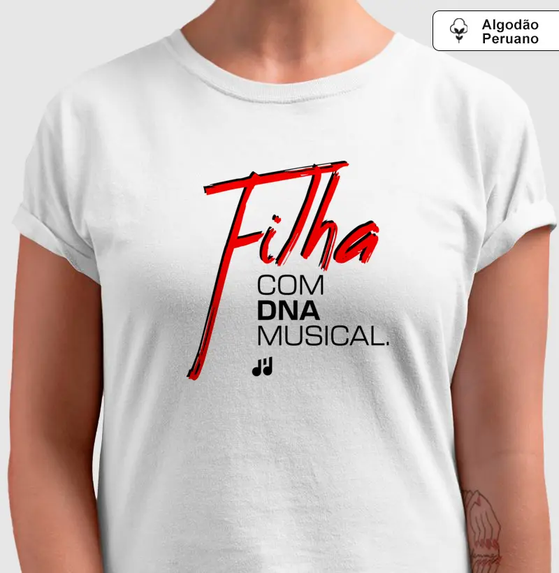 Filha com DNA musical.
