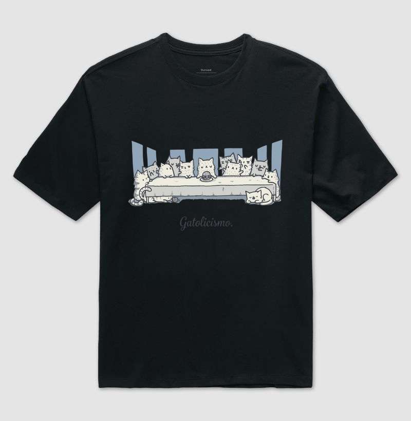 Gatolicismo - Camiseta Oversized