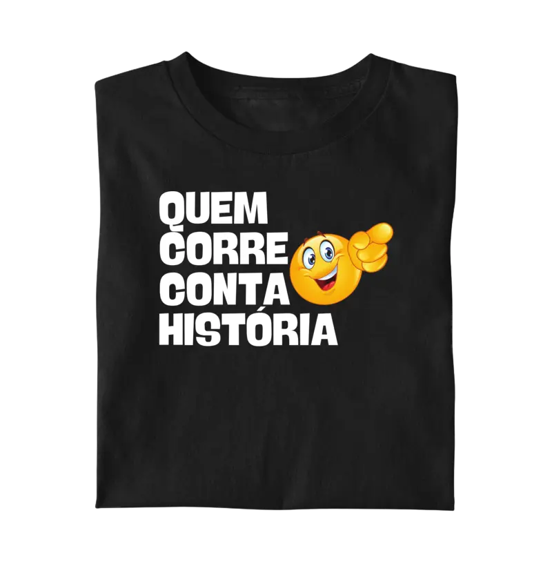 Quem Corre Conta História - emoji
