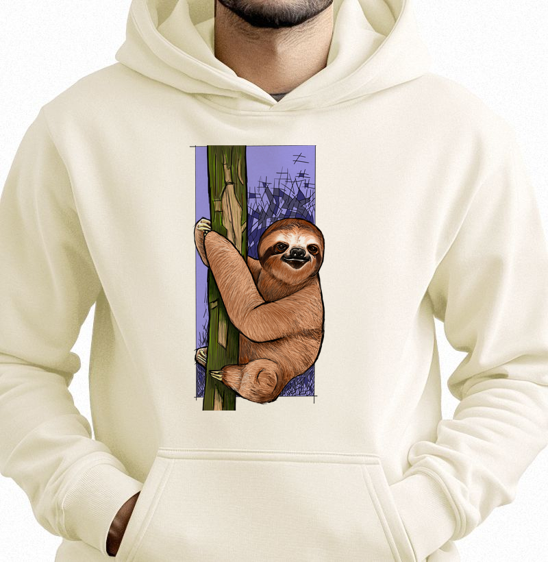 Hoodie Moletom Bicho Preguiça
