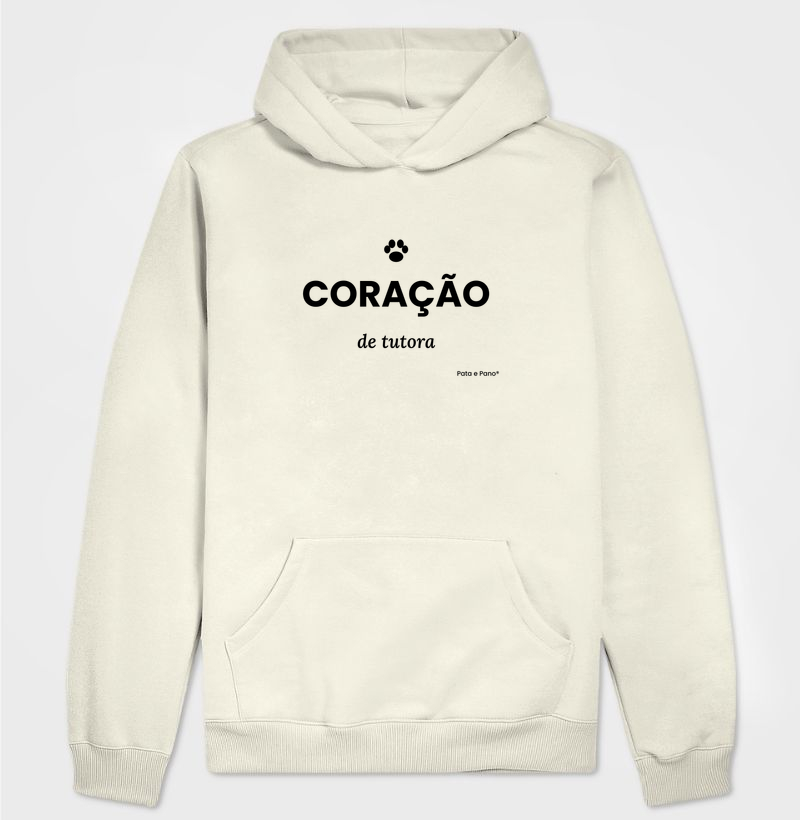 Hoodie Moletom - Coração de Tutora - Hoodie Moletom