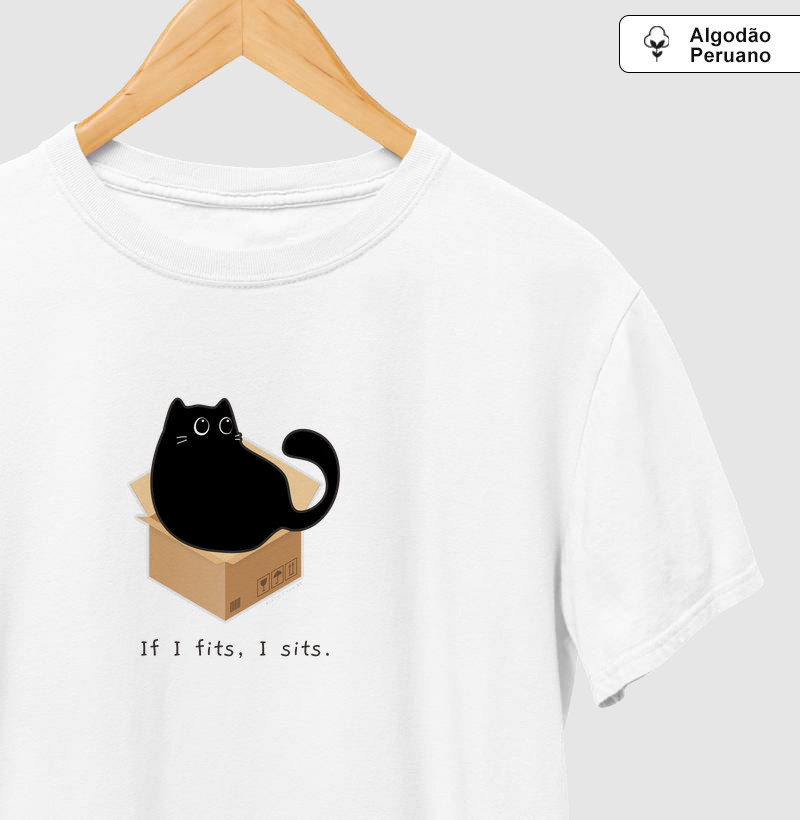 If I fits, I sits. | gato preto