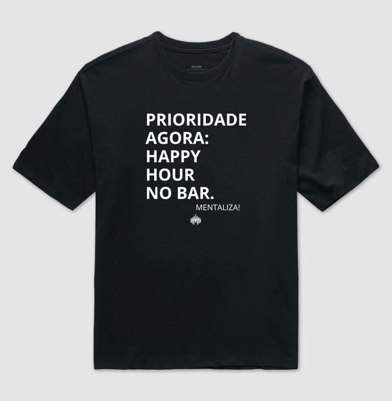 Prioridade agora: happy hour no bar.