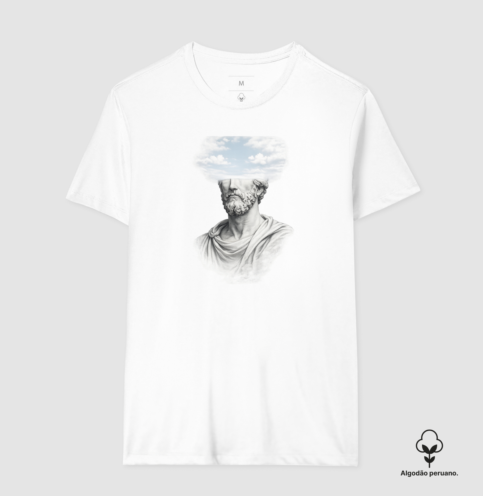 Estoicismo "Mind Above Matter" - Camiseta Algodão Peruano