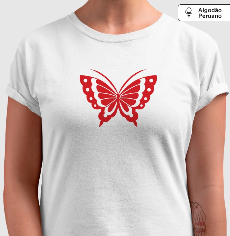 Butterfly V - Produto Premium - Algodão Peruano