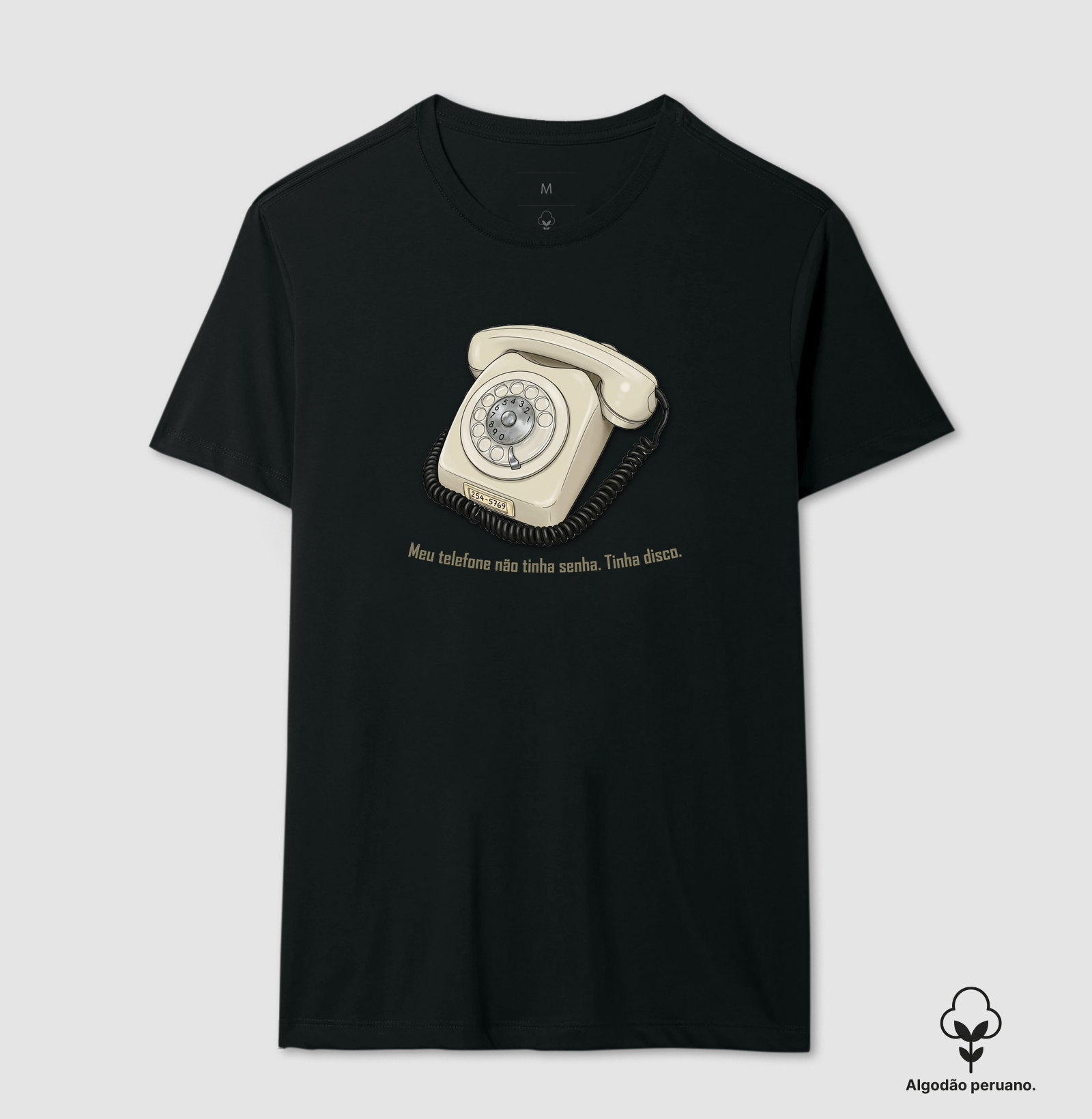 Camiseta Vintage Telefone Disco