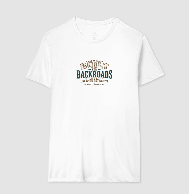 Camiseta Country Feminina Built For Backroads Like Father Like Daughter Rustler South Co. - Imagem 2