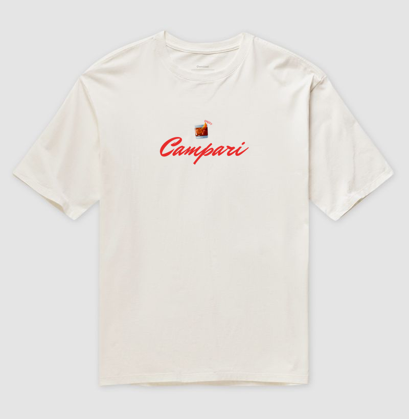 Camiseta Oversized - Campari