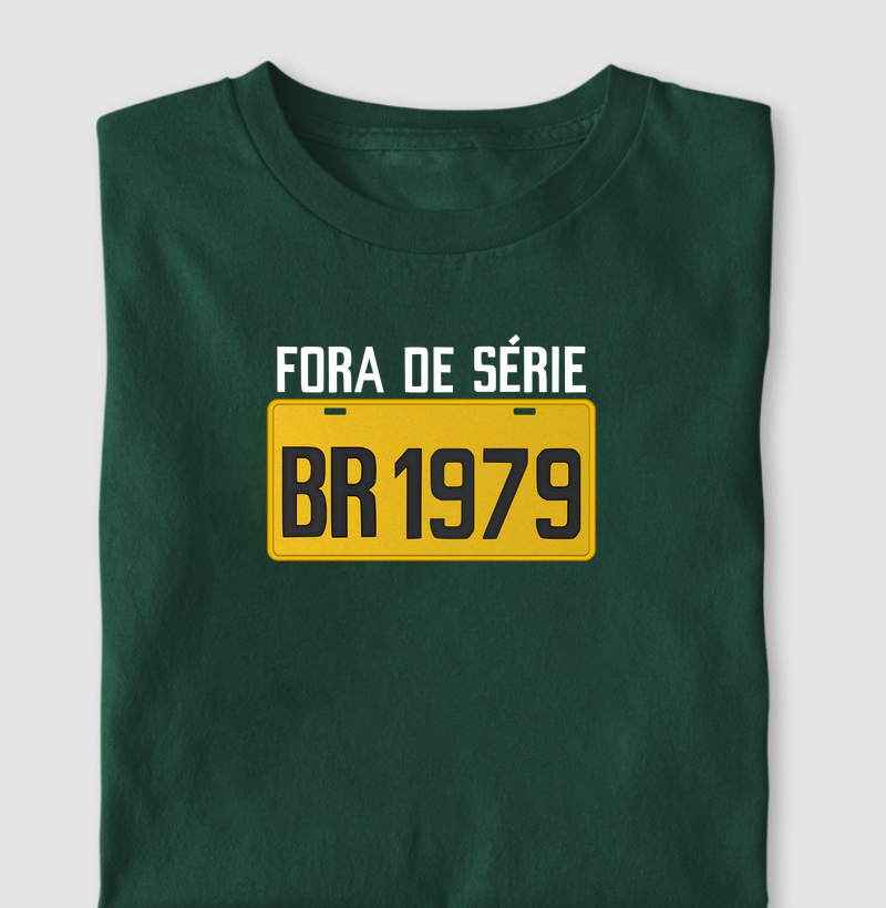 Placa Amarela Grande - Fora de Série 1979