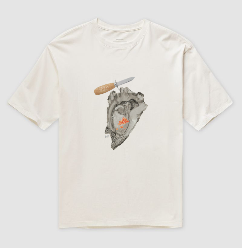 Camiseta Oversized Dz Oysters - por Enfim