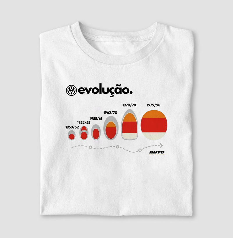 Camiseta evolução fusca