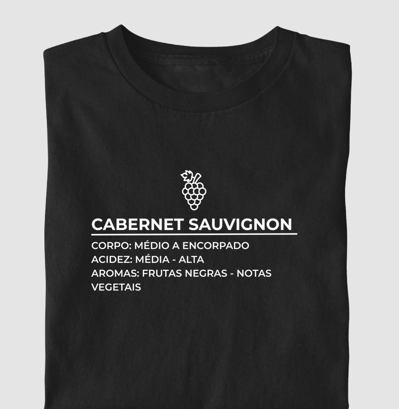 Camiseta Cabernet Sauvignon: Ficha Técnica