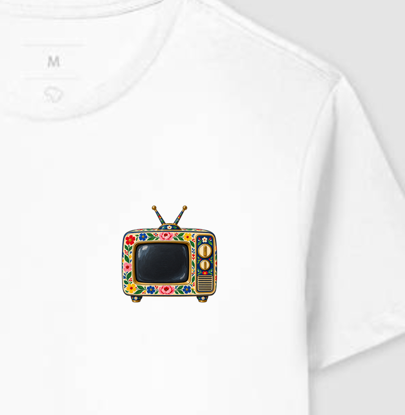 TV FLORAL VINTAGE - Camiseta