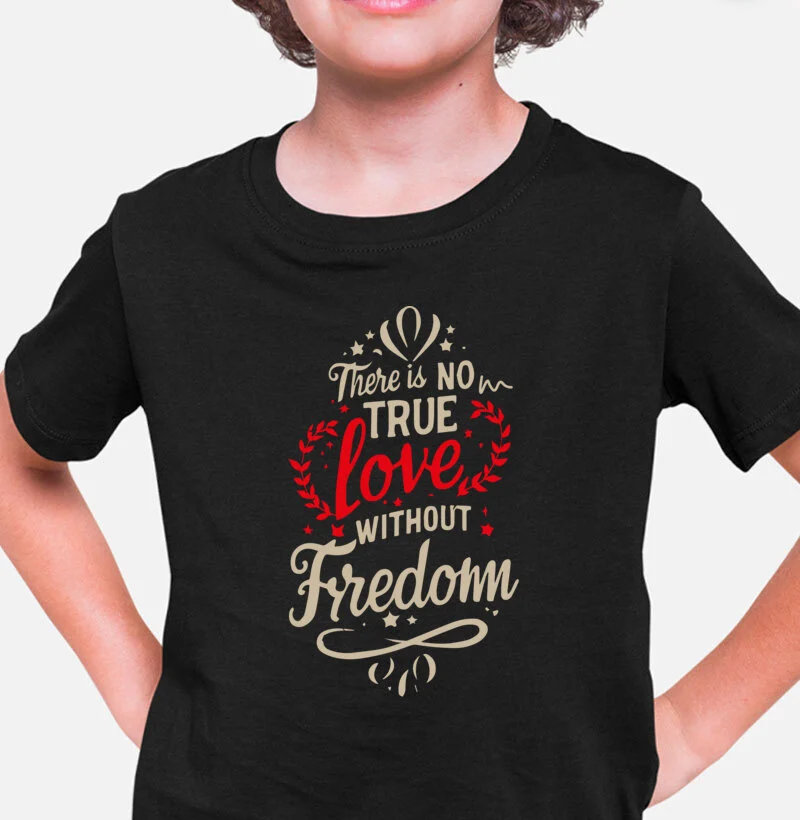 Camiseta Infantil Liberdade