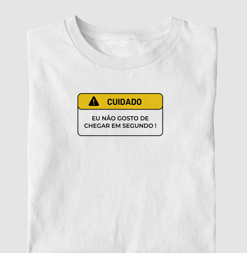 Não gosto de chegar em segundo