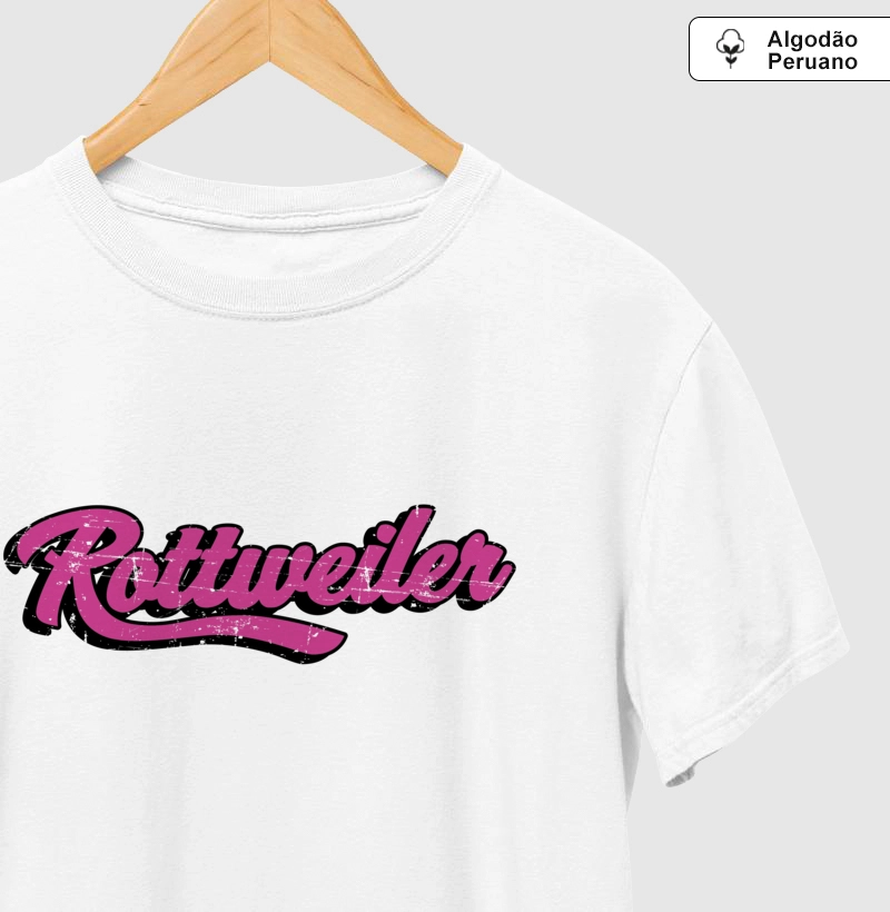 Rottweiler Texto Rosa