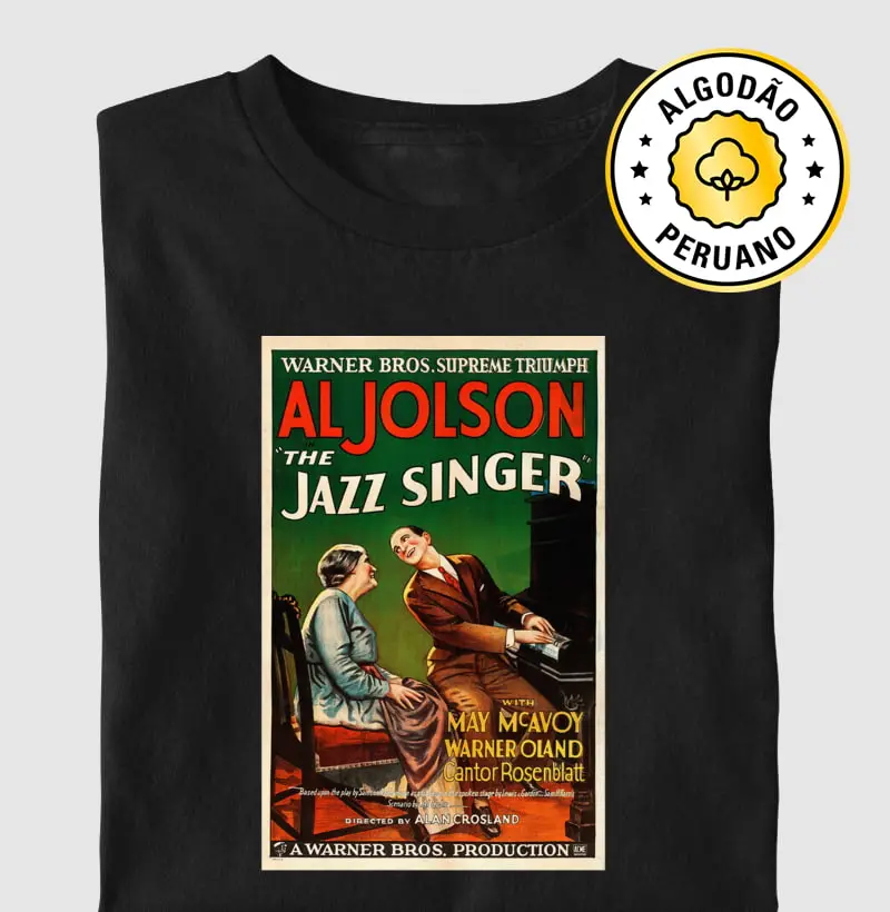 The Jazz Singer - Poster Oficial - Camiseta Algodão Peruano