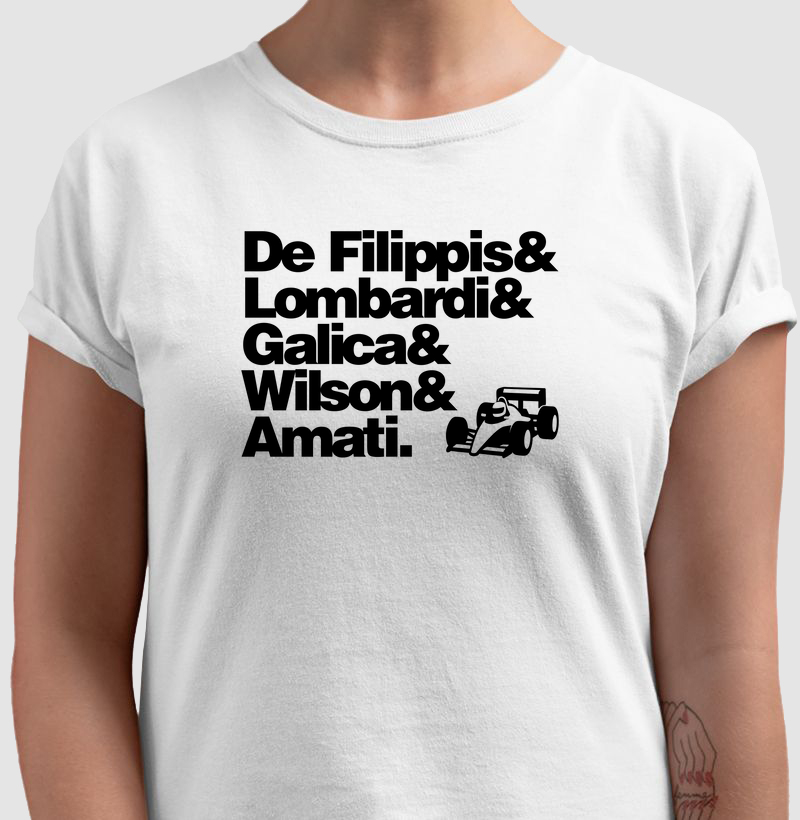 De Filippis & Lombardi & Galica & Wilson & Amati.