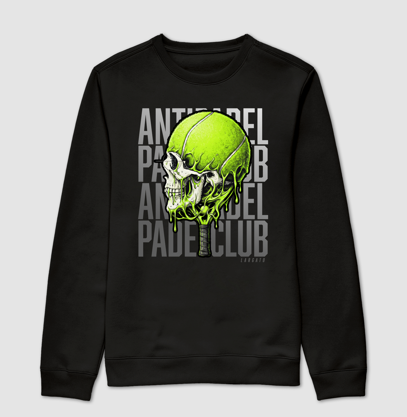 Camiseta Anti-Padel Caveira Prata