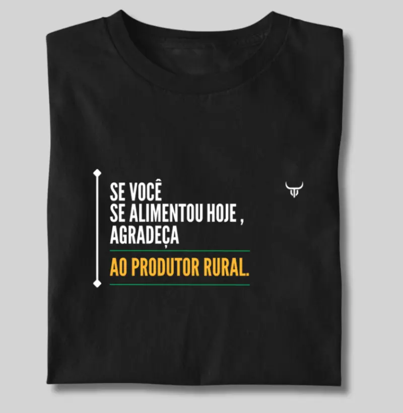Agradeça ao produtor rural 