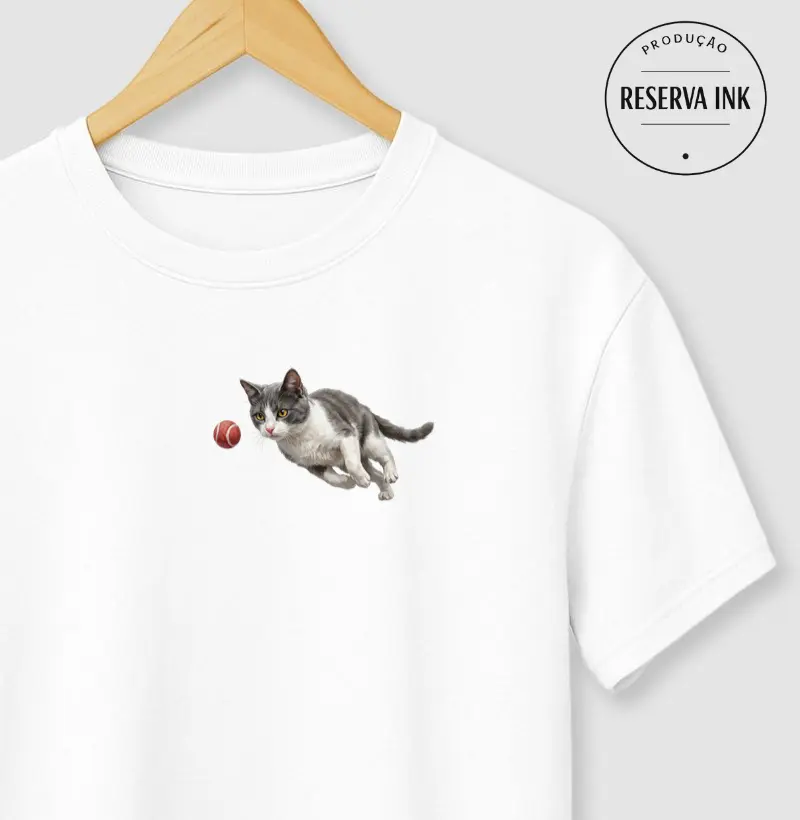 Gato Bicolor Cinza e Branco