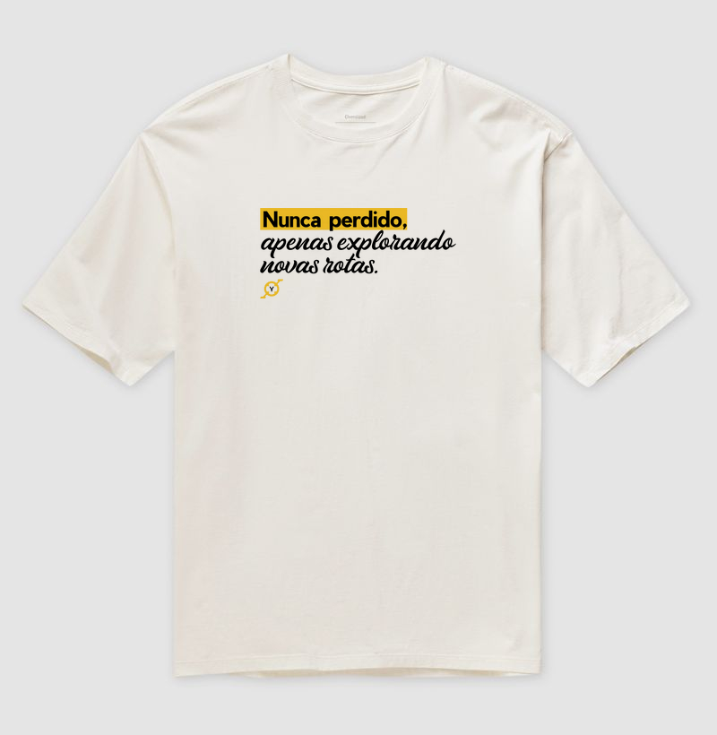 CAMISETA OVERSIZED YELLOWPEDAL NUNCA PERDIDO