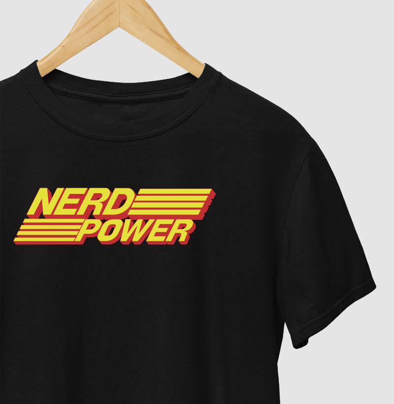 Camiseta Nerd Power - Camiseta