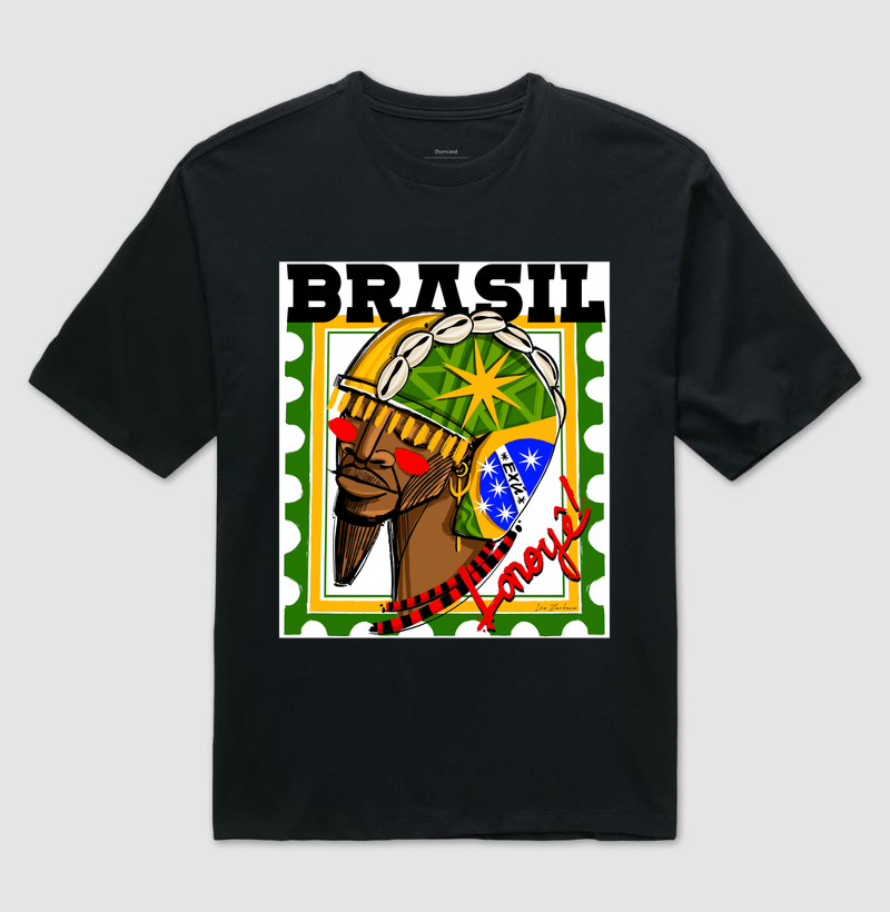 EXÚ LAROYÊ - OVERSIZED PRETA 