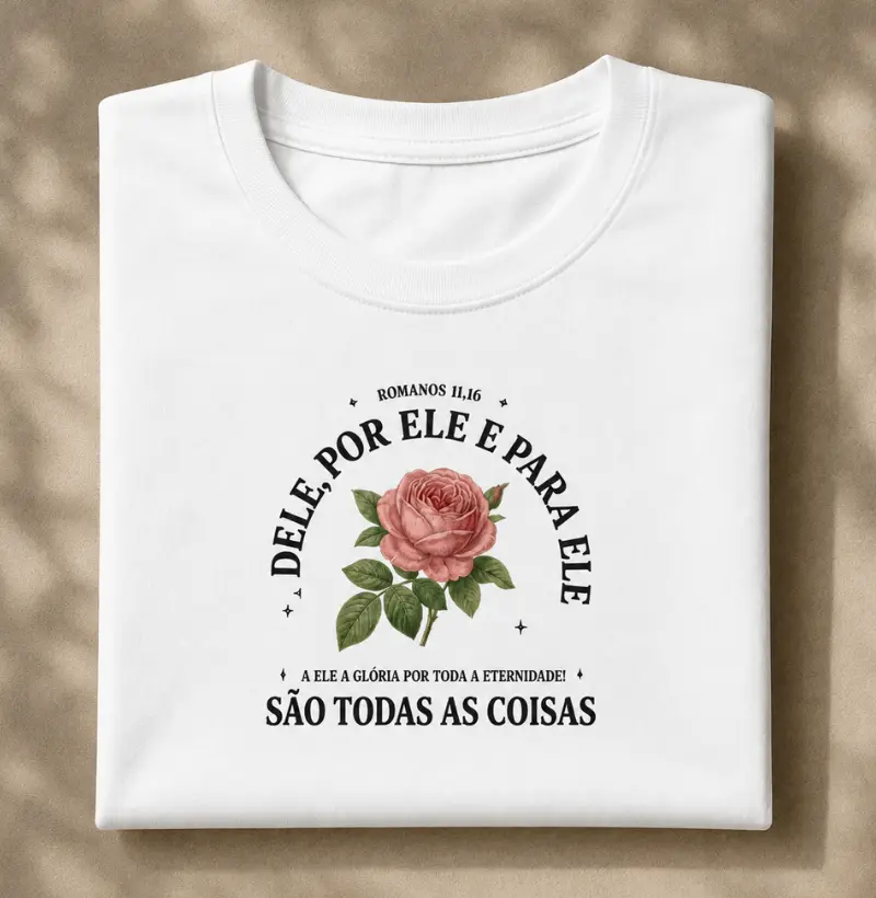 Camiseta Dele, Por Ele São Todas as Coisas