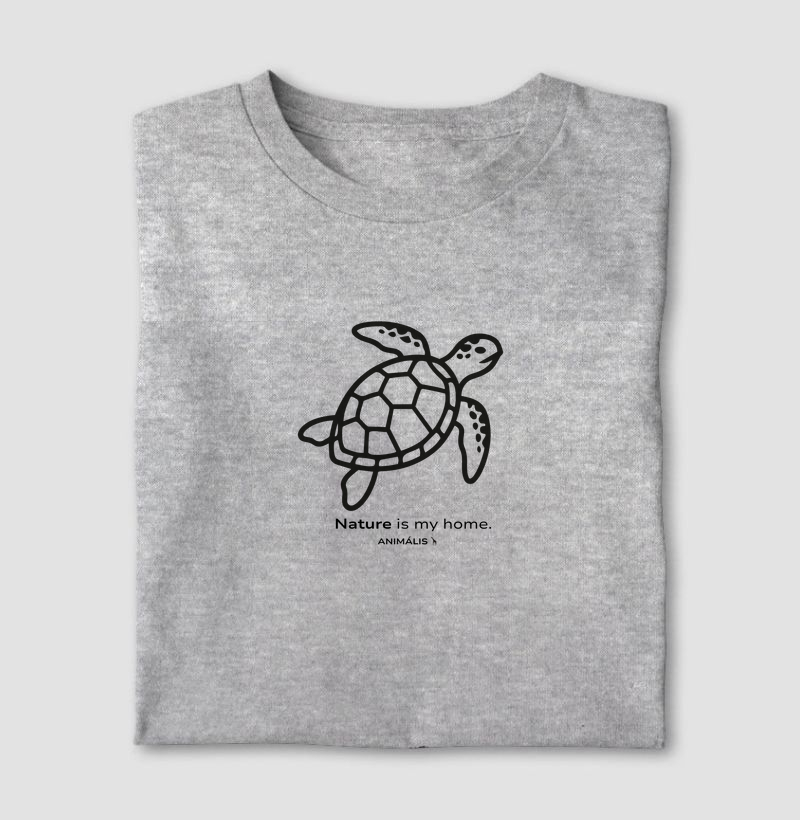 Camiseta Tataruga Marinha 100% Algodão