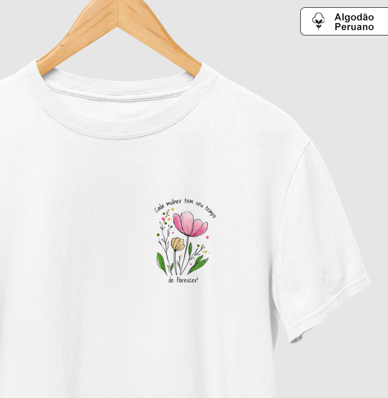 Cada mulher tem seu tempo "Mini" - Algodão Peruano
