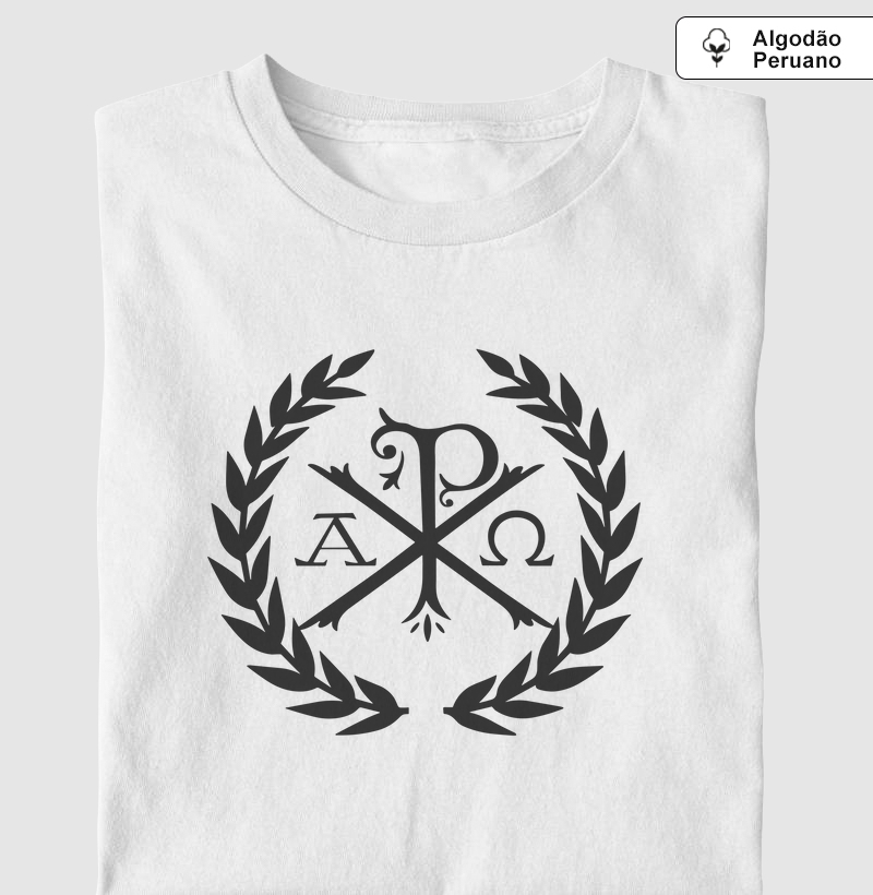 Jesus Cristo Alfa e Ômega - Algodão Peruano