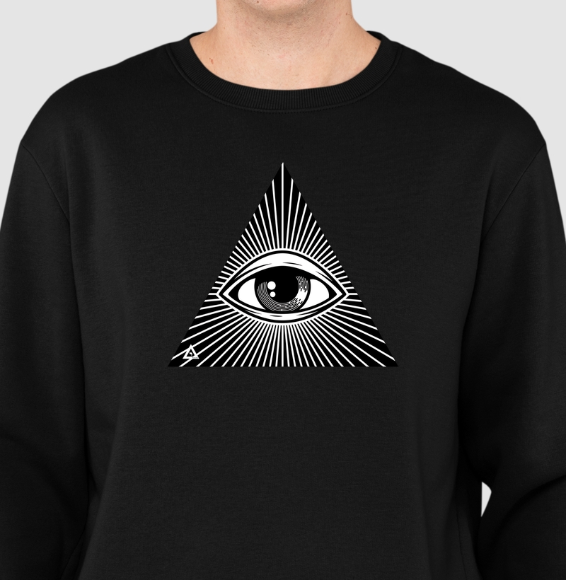 Suéter (Casaco de Moletom Premium) Olho que Tudo Vê 3 - Mr. GADU