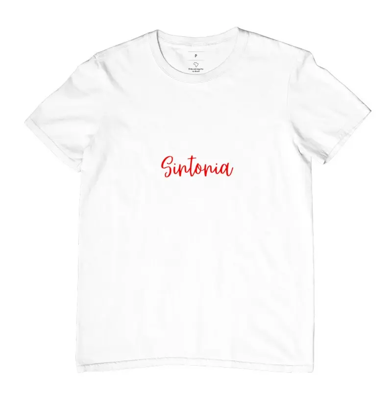 Sintonia estampa vermelha