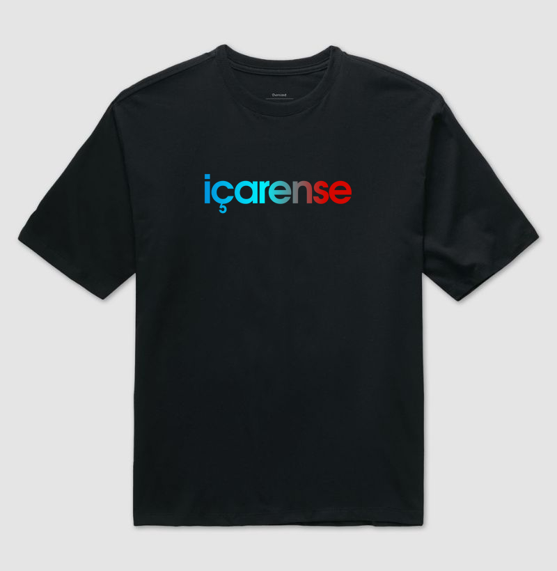 Camiseta Oversized  Içarense Cores da Bandeira