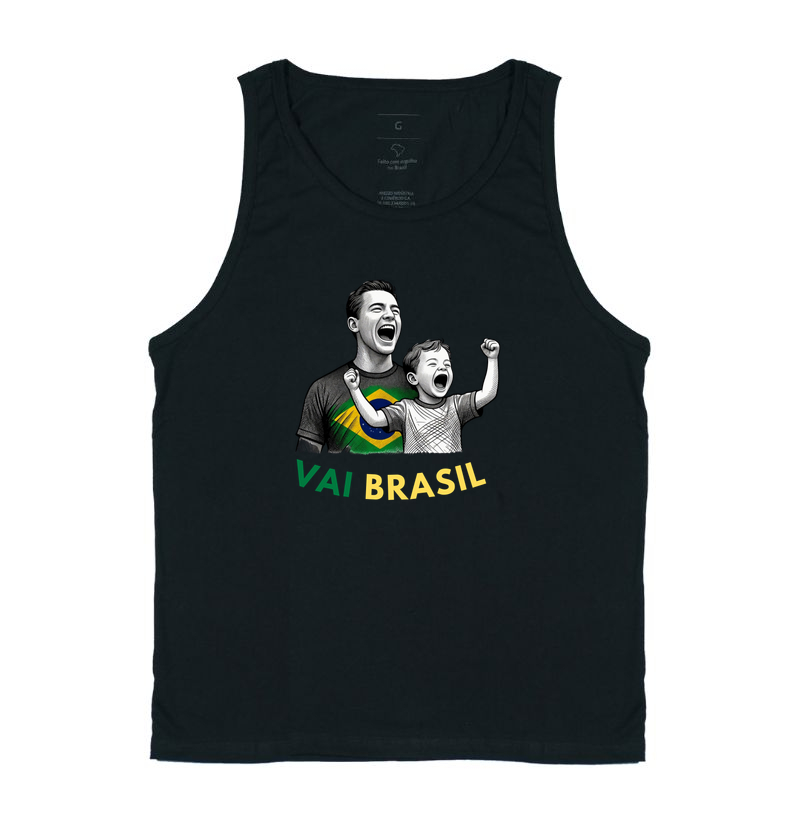 Gritando Vai Brasil com o Filho - Copa do Mundo