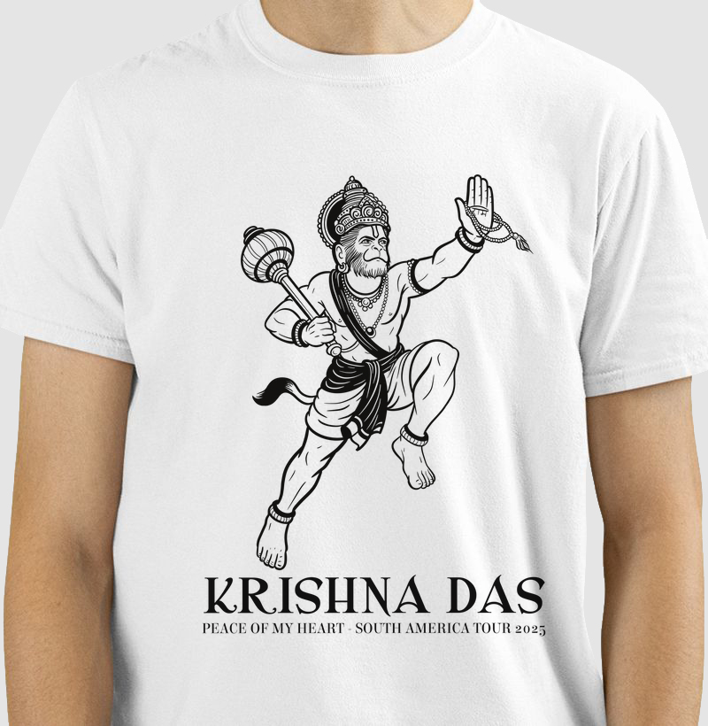 Hanuman Hand - Camiseta - Estampa Preta