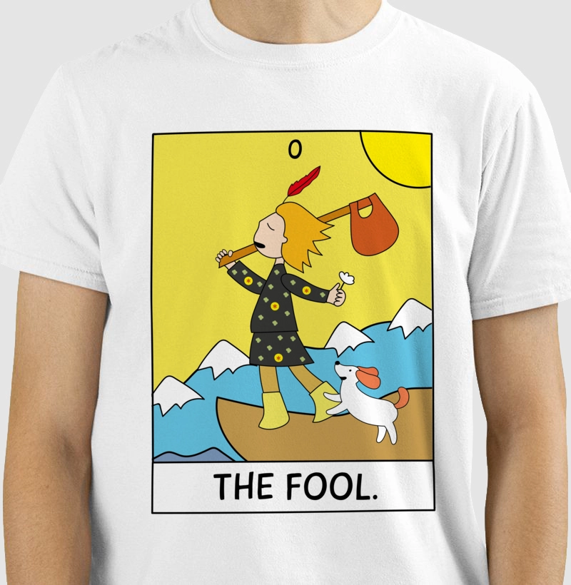 Camiseta Big Carta - The Fool - Estampa Tarot