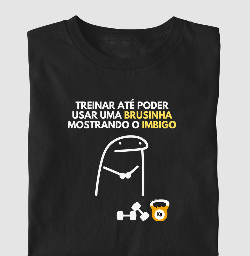 Treinar pra mostrar o imbigo