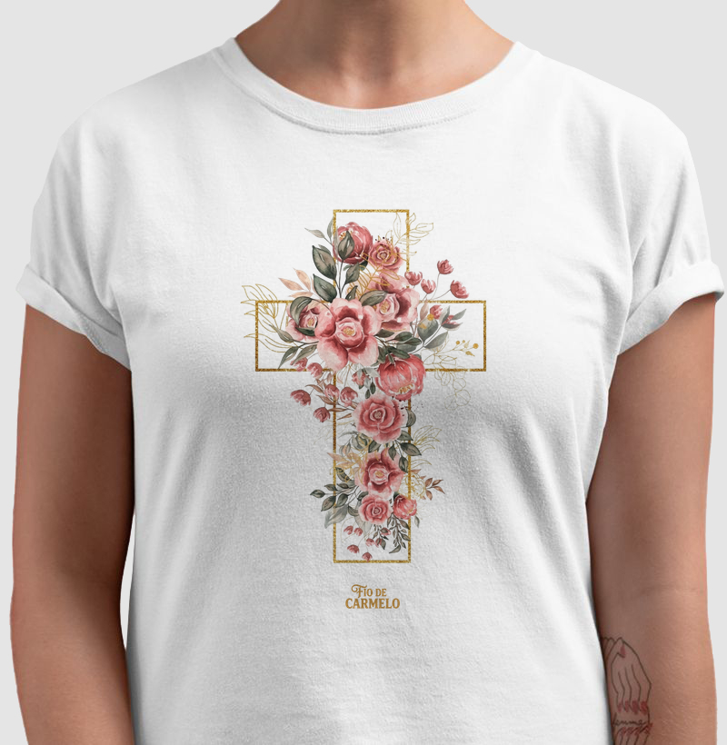 Cruz com Rosas (camiseta)