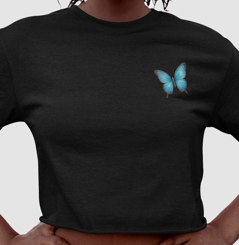 Minimalista Blue Butterfly