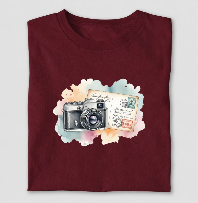 Camiseta Algodão Premium - Recordações  - Camiseta