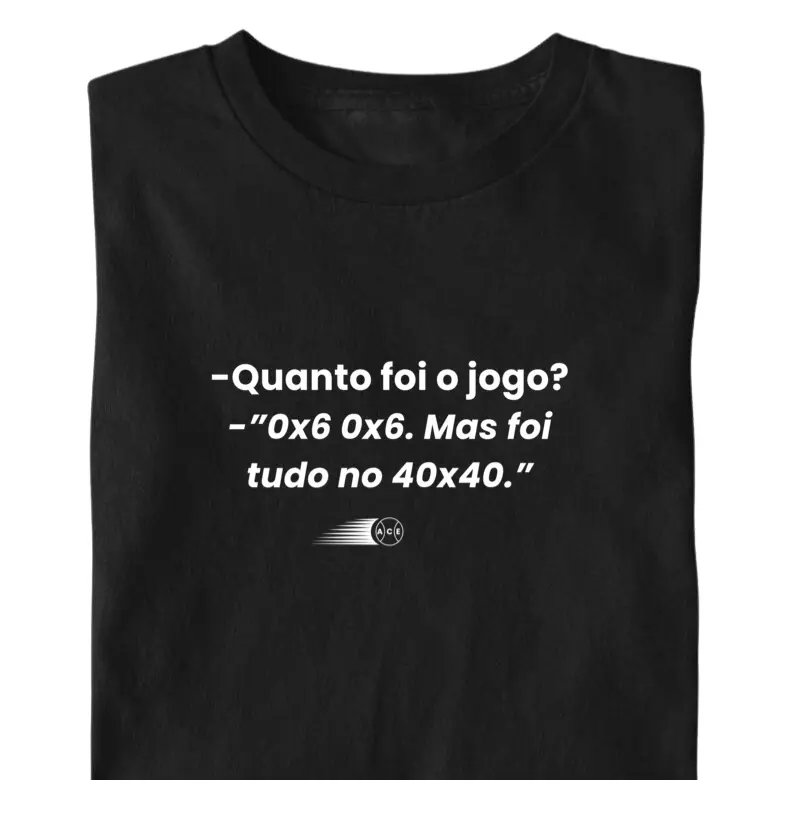 Mas foi tudo no 40x40