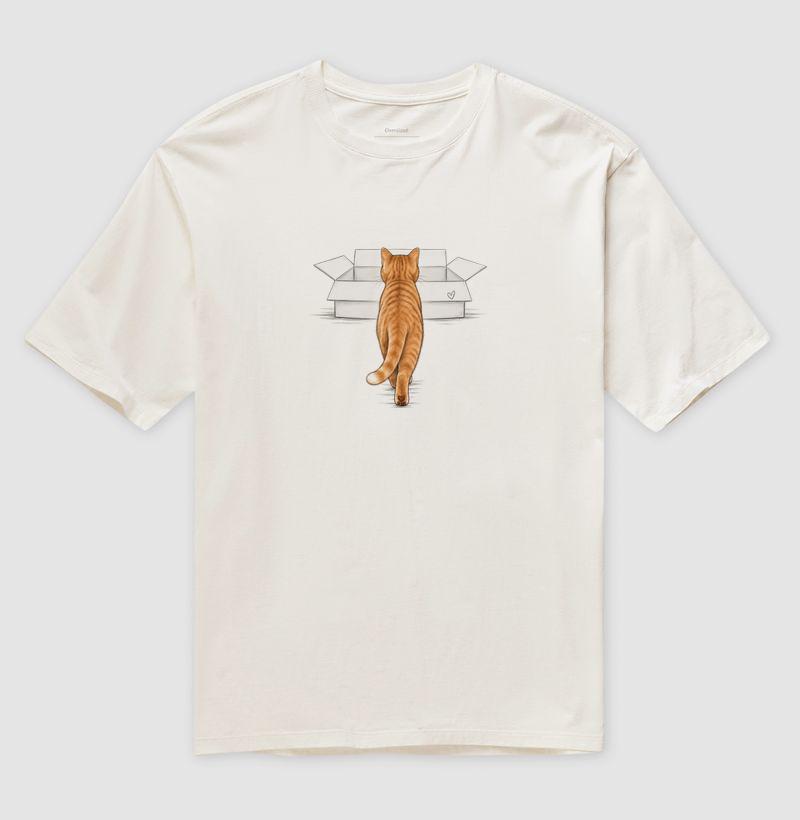 Lar, Doce Caixa - Camiseta Oversized